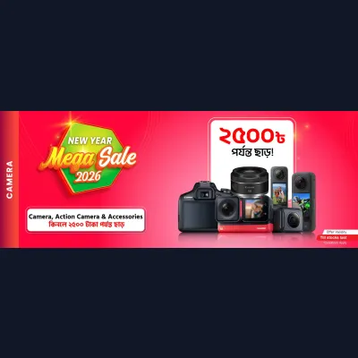 Get Up To 2500 Taka Discount On Camera Action Camera and Accessories