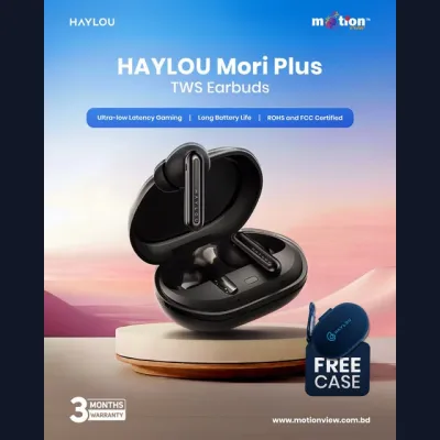 Free Case+ ৩মাসের ব্রান্ড ওয়ারেন্টি সহ অর্ডার করুন HAYLOU Mori Plus!