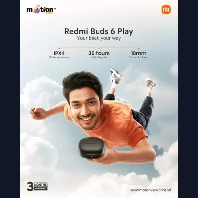 মিউজিক ছাড়া যাদের চলেই না, তাদের জন্য বাজেট ফ্রেন্ডলি এবং কমফোর্টেবল ইয়ারবাডস Redmi Buds 6 Play!