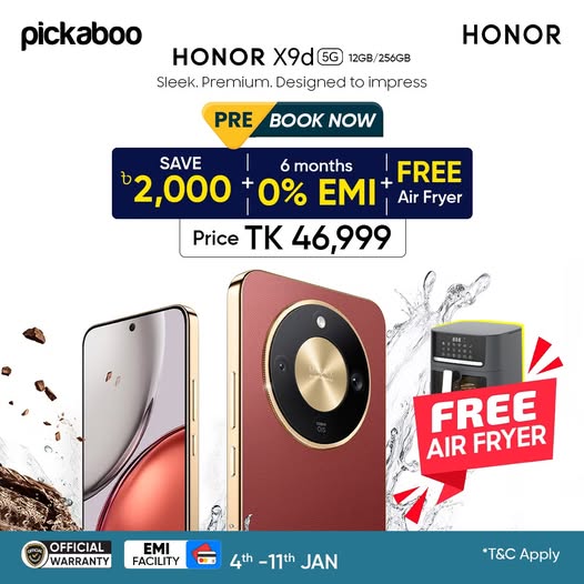  HONOR X9d 5G – 12GB/256GB