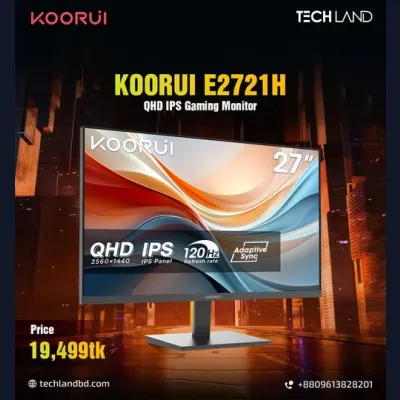 ইতিহাসে সবচেয়ে কম দামে 27″ QHD 120Hz IPS মনিটর! 