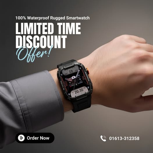  MK66 Rugged Smartwatch – The Ultimate Tough Watch!