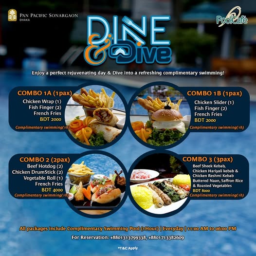 Enjoy a perfect rejuvenating day & Dive into a refreshing complimentary swimming!