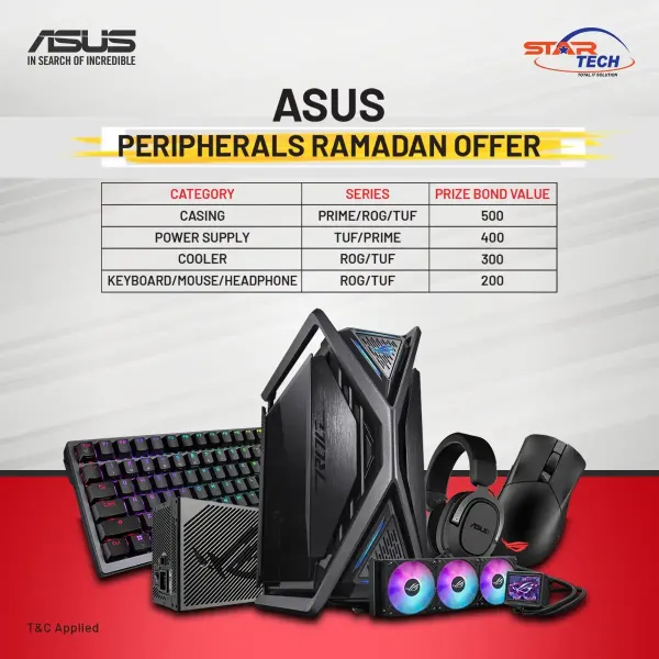 Asus Peripherals Ramadan Offer - startech