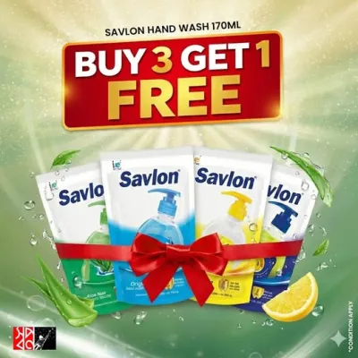 BUY 3 AND, GET 1 FREE!