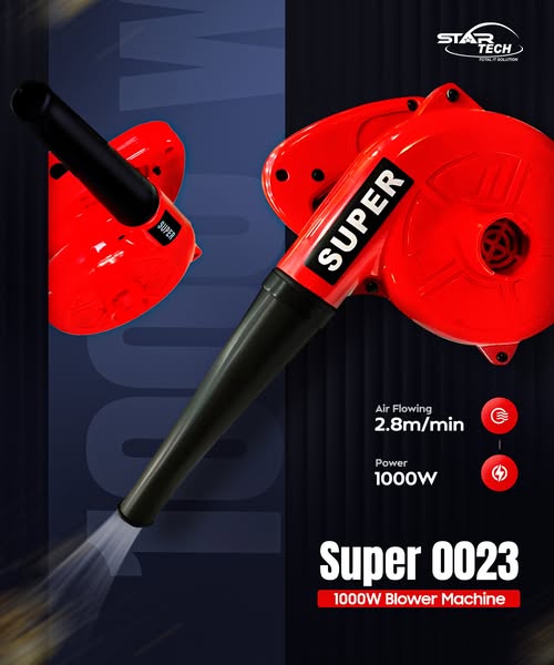 Powerful Airflow | High-Speed Performance | Everyday Utility — Super 0023 1000W Blower Machine