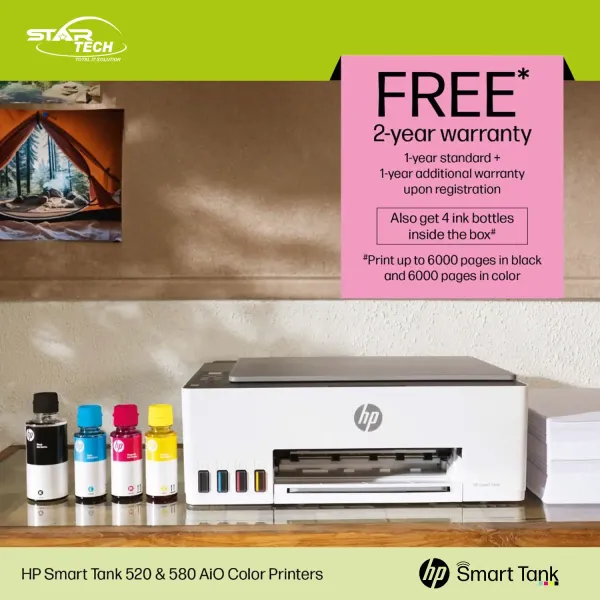 HP Ink Tank Bonus Warranty Offer - startech