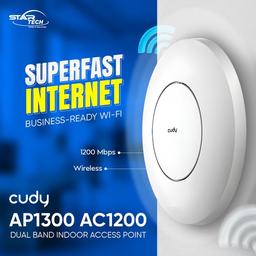 Cudy AP1300 AC1200 Dual Band Indoor Access Point