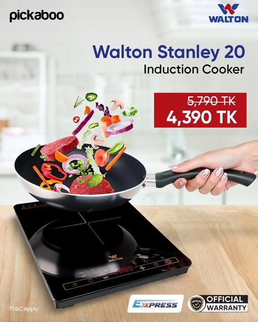 Cooking is the most easiest thing ever with Walton Stanley Induction Cooker!