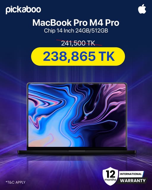 Official MacBook Pro M4 now at a special price!