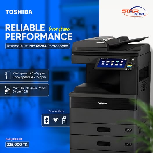 Toshiba e-studio 4528A Multifunction Photocopier with RADF