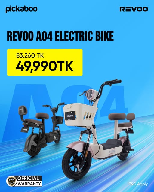 Ride smarter with the REVOO A04 Electric Bike