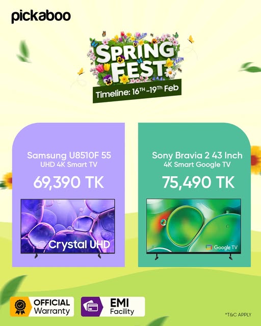 Spring Fest TV Sale – Limited Time!