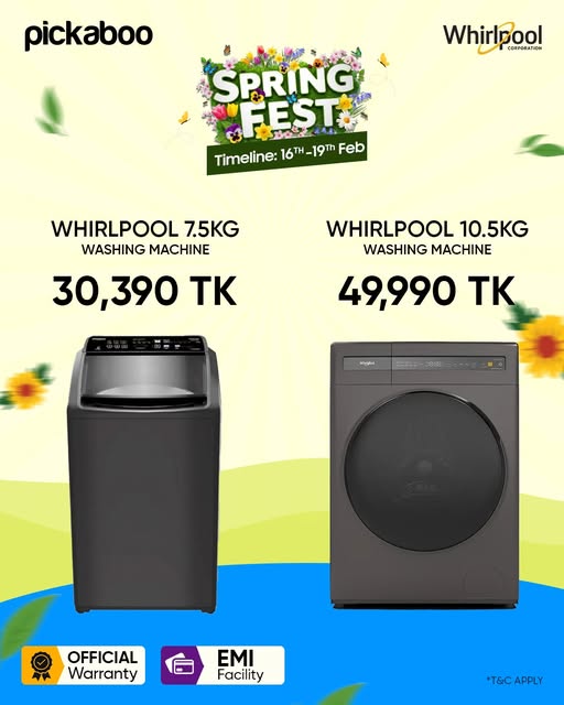 Whirlpool Washing Machines – Spring Fest Special!