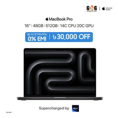 MacBook Pro 16" M4 Pro delivers unmatched performance for work, creativity, and play.