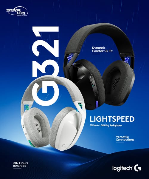 Immersive. Flexible. Wireless – Logitech G321 LIGHTSPEED Wireless Gaming Headphone