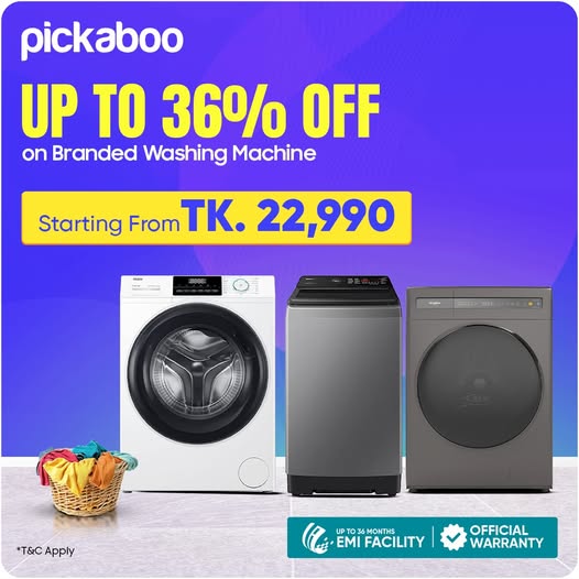 Make laundry effortless with premium Washing Machines — now on special sale!