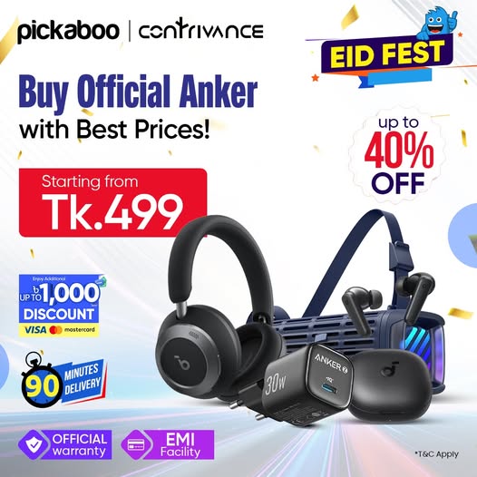 Eid Fest Special Prices LIVE on Anker Official!