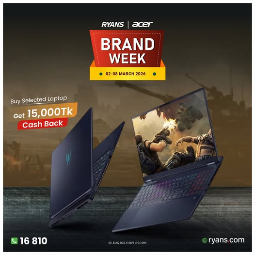 চলছে RYANS–ACER Brand Week!