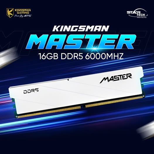 AITC Kingsman MASTER 16GB DDR5 6000MHz Gaming Desktop RAM