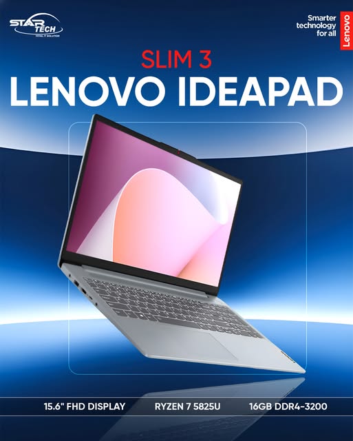 Lenovo IdeaPad Slim 3 15ABR8 Ryzen 7 5825U 15.6" FHD Laptop