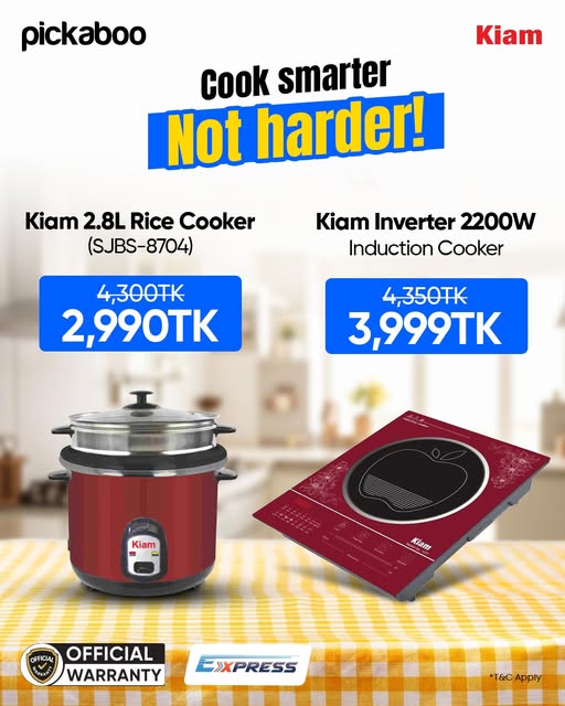 Grab your must-have kitchen items at amazing discounts from Pickaboo!