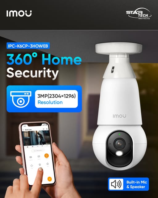 Imou IPC-K6CP-3H0WEB 3MP Wi-Fi Camera — Smart Security, Anytime Anywhere