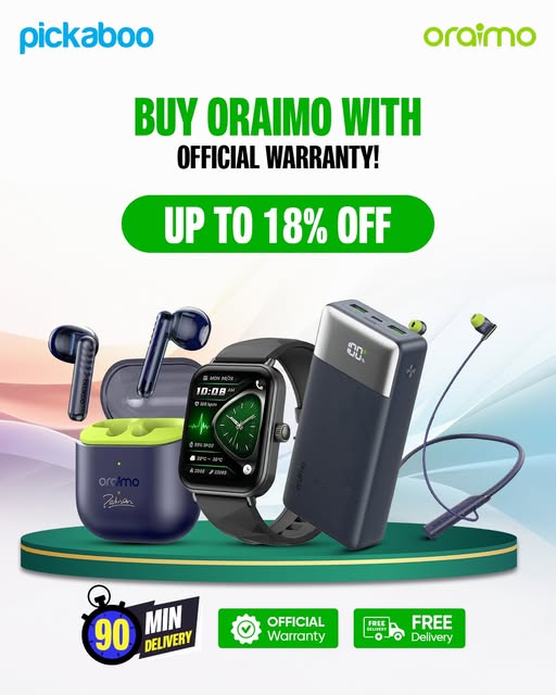 Upgrade to smarter gadgets with Oraimo