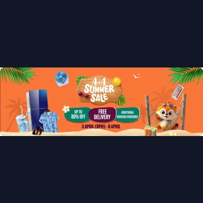 Daraz 4.4 Summer Fest ২০২৬ – সর্বোচ্চ ৮০% পর্যন্ত ছাড়!