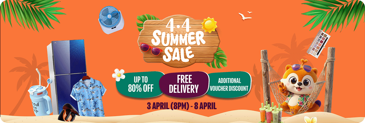 Daraz 4.4 Summer Fest ২০২৬ – সর্বোচ্চ ৮০% পর্যন্ত ছাড়!