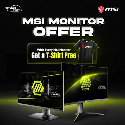 19th Anniversary | MSI Monitor offer