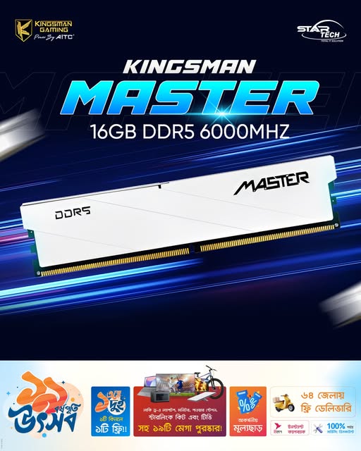Fast. Powerful. Future-ready — AITC Kingsman MASTER 16GB DDR5 RAM