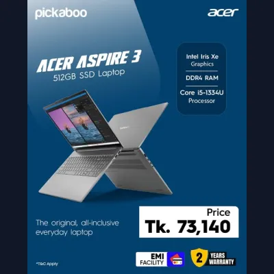 Power through work and study with the Acer Aspire 3-A325-53