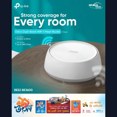 TP-Link Deco BE22 BE3600 — Next-Gen WiFi 7 for Every Corner