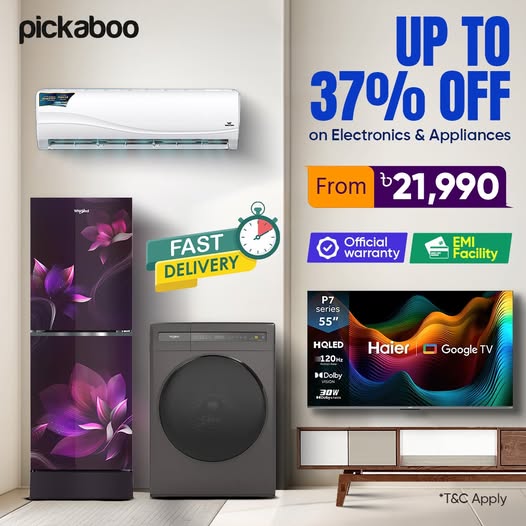 Upgrade Your Home, Upgrade Your Life - Bring home the best in comfort and convenience with appliances from top brands like Whirlpool, Haier, Walton & more on Sale!