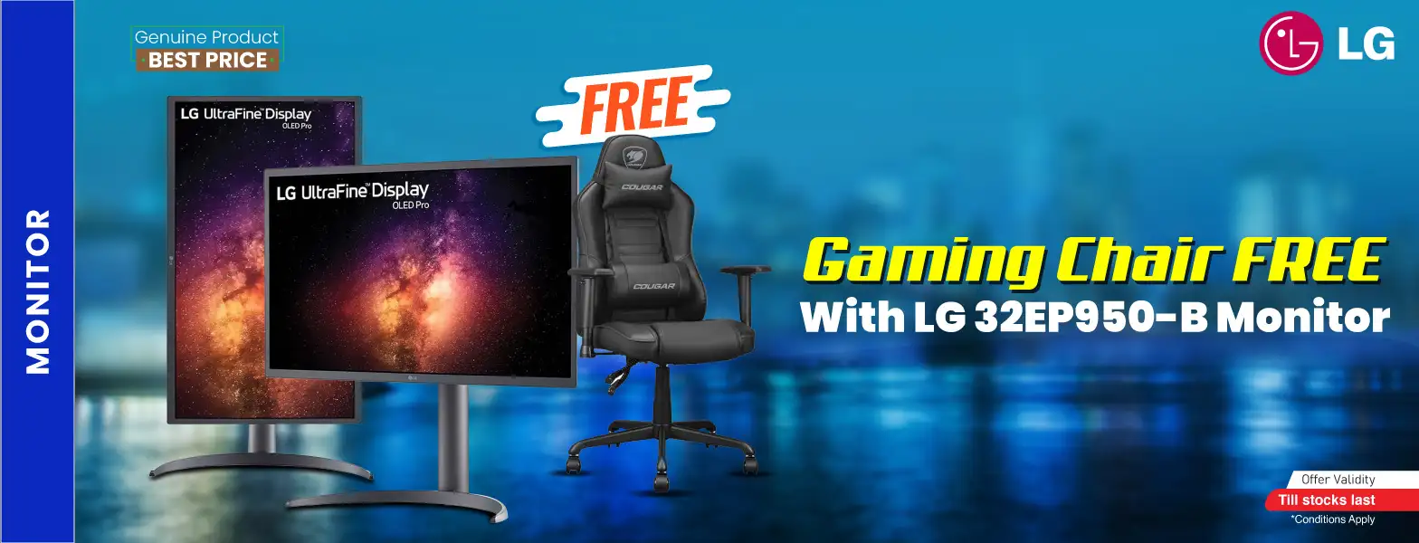 Gaming Chair FREE With LG 32EP950-B Monitor