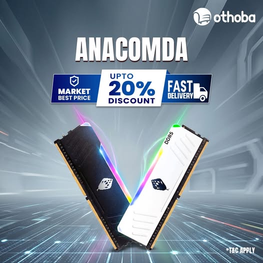 Boost your PC performance with ANACOMDA RAM!