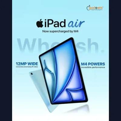 1 Year Apple International Warranty সহ iPad Air M4 কিনুন Apple Gadgets থেকে!