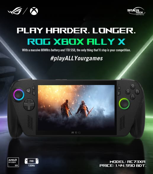 Powerful, Portable, Next-Gen – ASUS ROG Xbox Ally X Gaming Console
