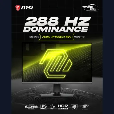 MSI MAG 275UPD E14 — Dual Mode Speed Meets 4K Clarity