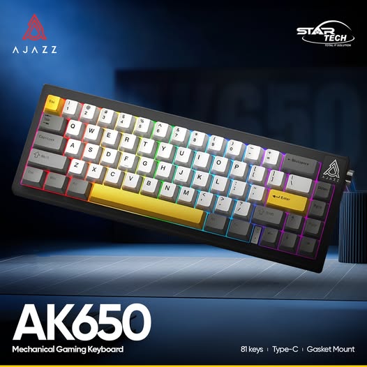 AJAZZ AK650 — Compact Gaming, Premium Feel