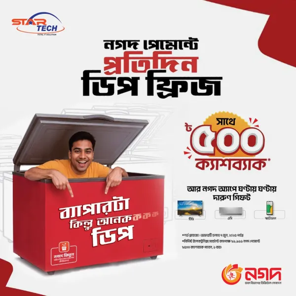 Nagad Electronics Cashback Offer