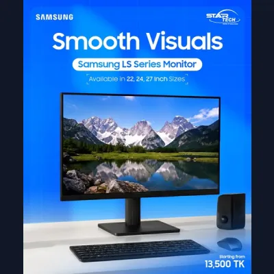 Samsung Essential Monitor Series — Smooth Viewing for Work & Entertainment