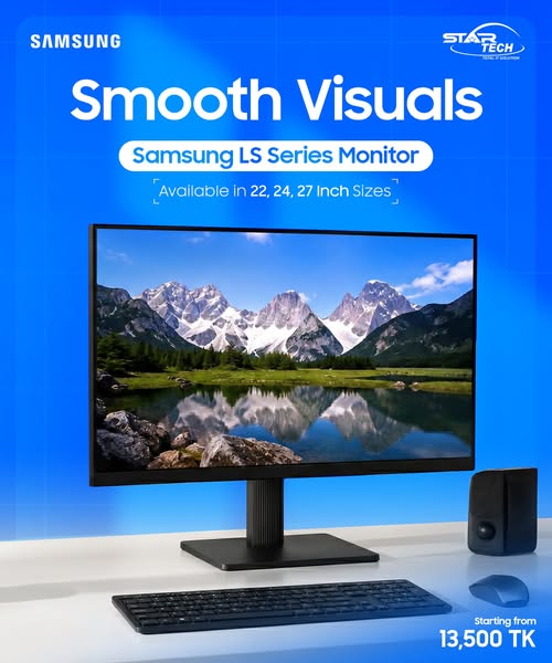 Samsung Essential Monitor Series — Smooth Viewing for Work & Entertainment