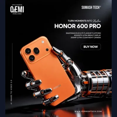 মোমেন্টকে দিন সিনেম্যাটিক টাচ- HONOR 600 Pro