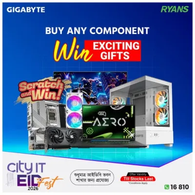 Buy any GIGABYTE  component and win exciting gifts!