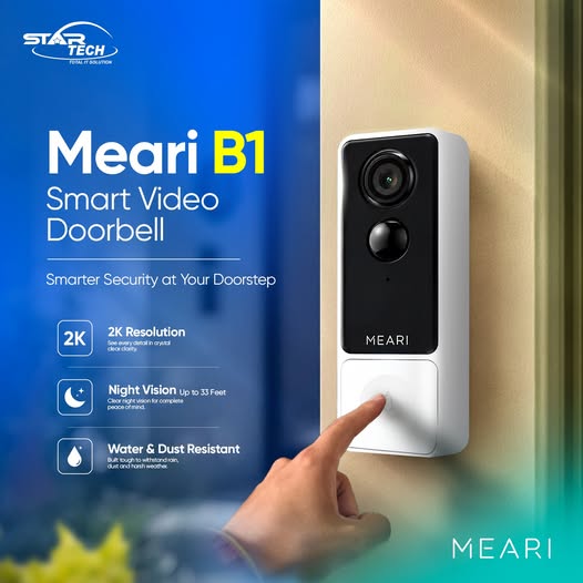 Smarter Security Starts at Your Door — Meari B1 Smart Video Doorbell