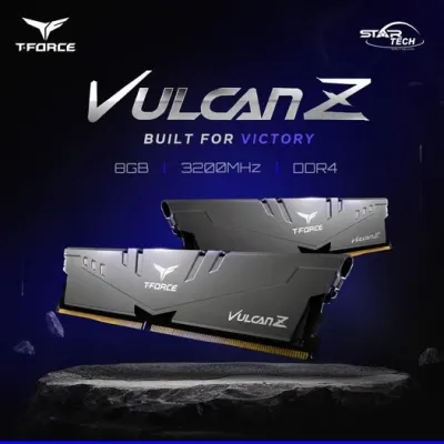 Fast, Reliable & Gaming Ready — Team T-Force Vulcan Z 8GB DDR4 RAM