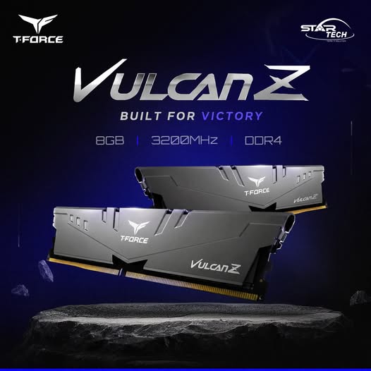 Fast, Reliable & Gaming Ready — Team T-Force Vulcan Z 8GB DDR4 RAM