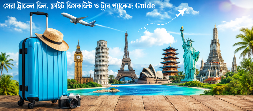 সেরা ট্রাভেল ডিল, ফ্লাইট ডিসকাউন্ট ও ট্যুর প্যাকেজ Guide